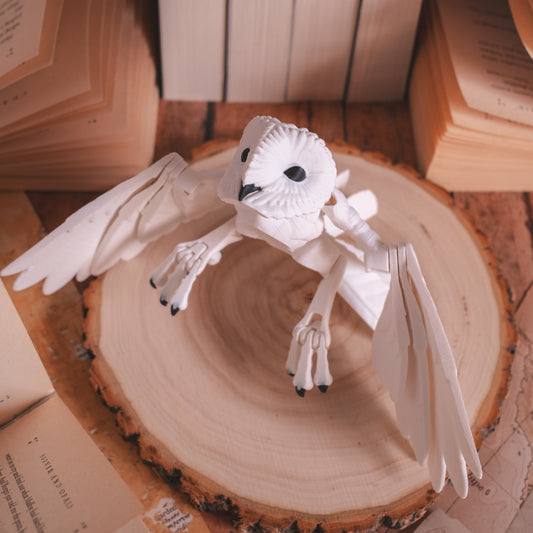 Harvest Moon Owl - White