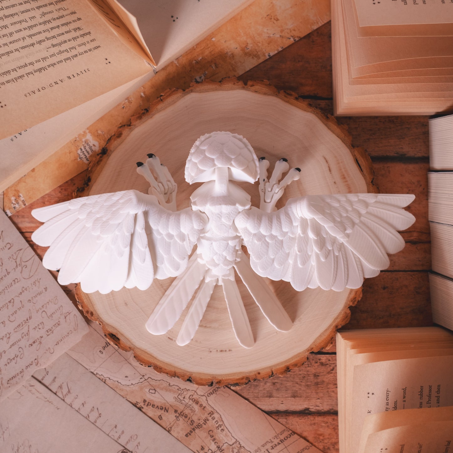 Harvest Moon Owl - White