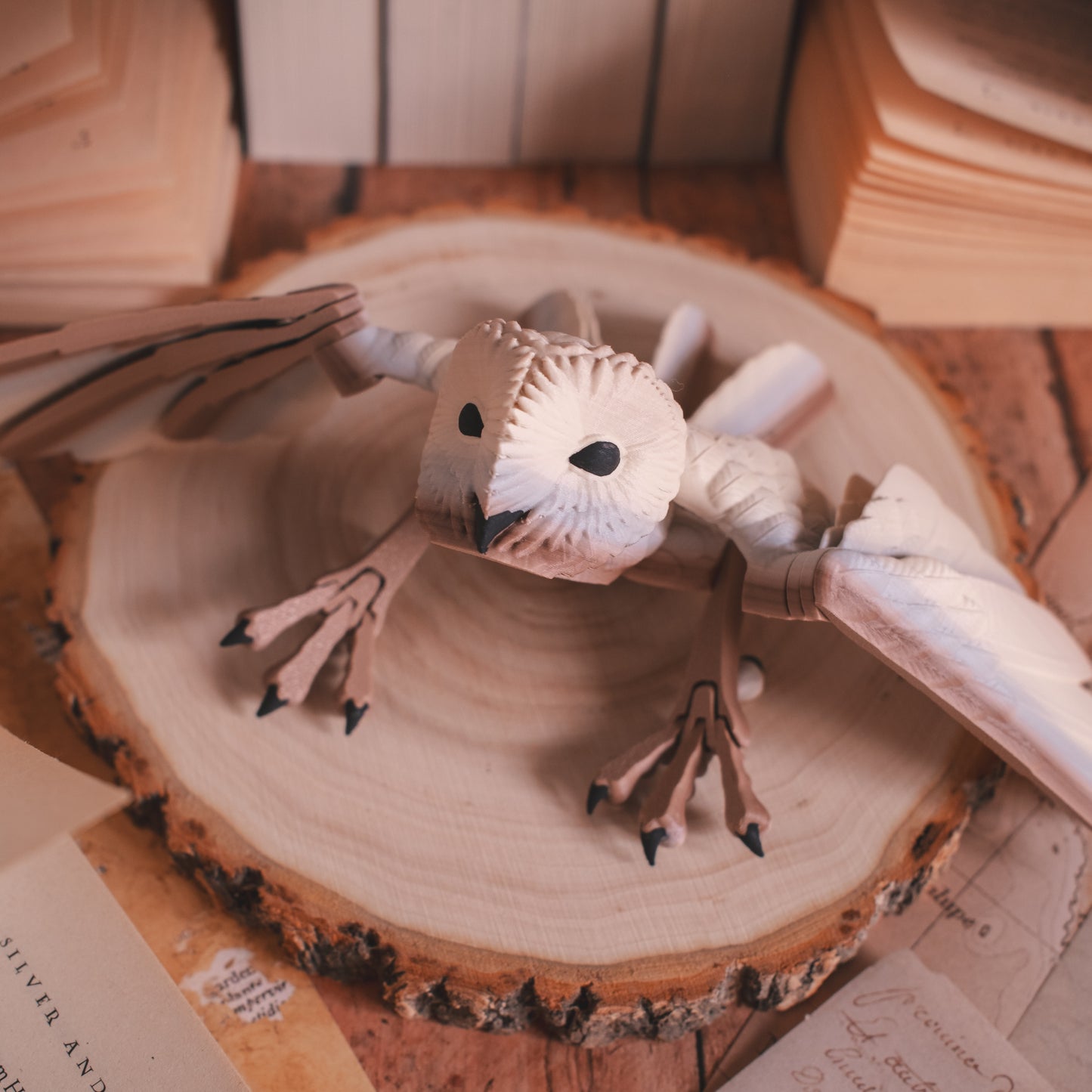 Harvest Moon Owl - Cappuccino