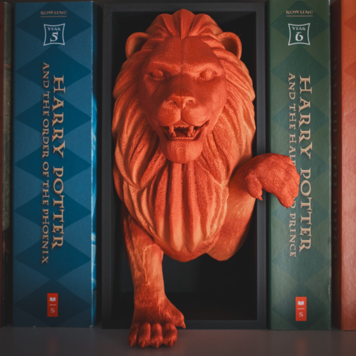 House Lion Book Nook